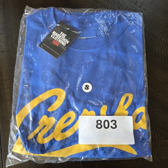 The Marathon Clothing Blue Crenshaw T-Shirt Nipsey Hussle Men Small New Graphic - Picture 4 of 4
